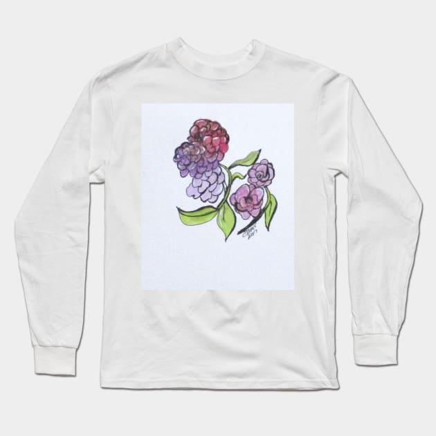 Art Doodle No. 4 Long Sleeve T-Shirt by cjkell